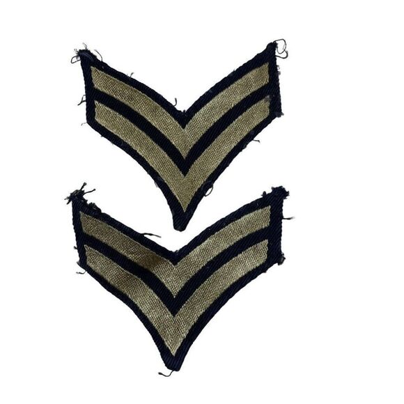 Military Patch Lot Uniform US Army Corporal E-4 Rank Patch Set Of 6 Sew On - Picture 3 of 4